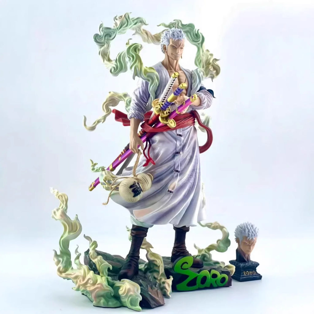 In Stock 28cm FIT Nika Zoro One Piece Anime Figure Collectible Model Statue Desktop Decoration Pvc Figurine gifts