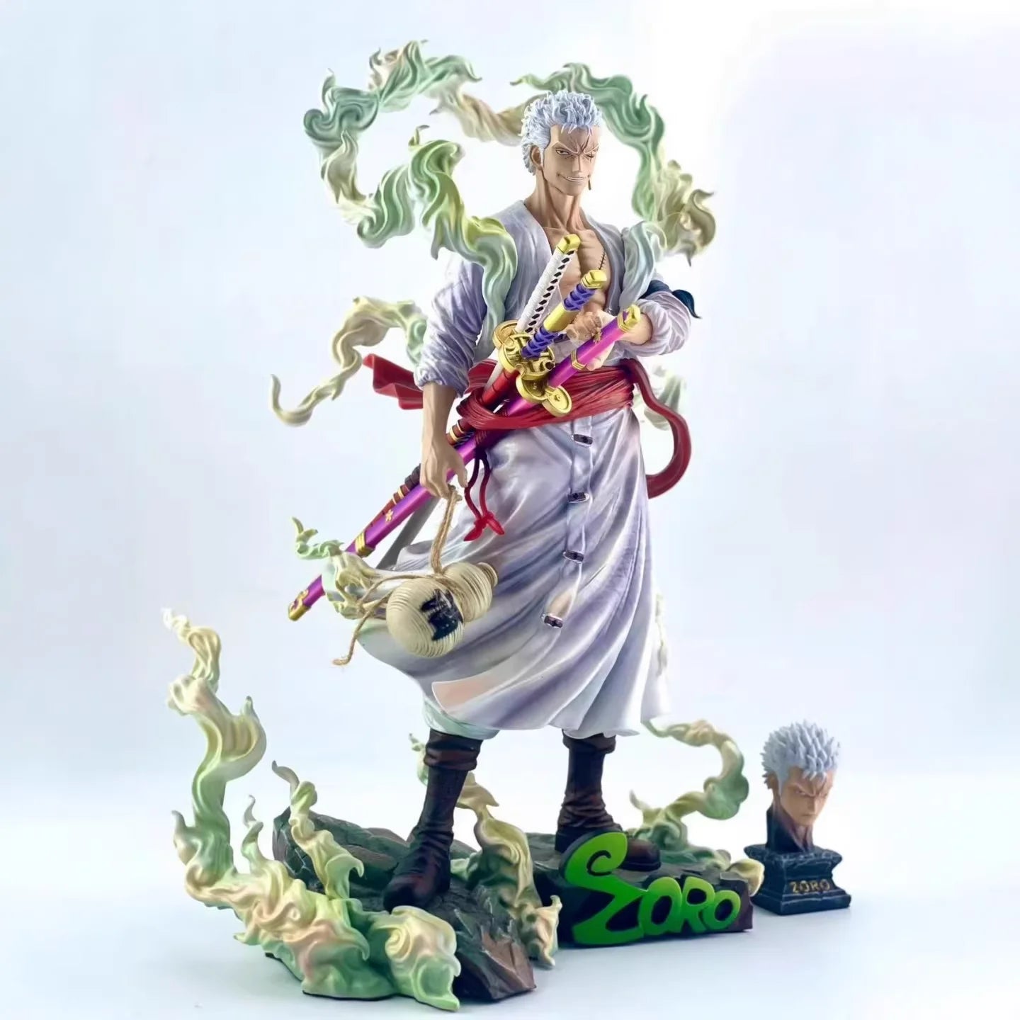 In Stock 28cm FIT Nika Zoro One Piece Anime Figure Collectible Model Statue Desktop Decoration Pvc Figurine gifts
