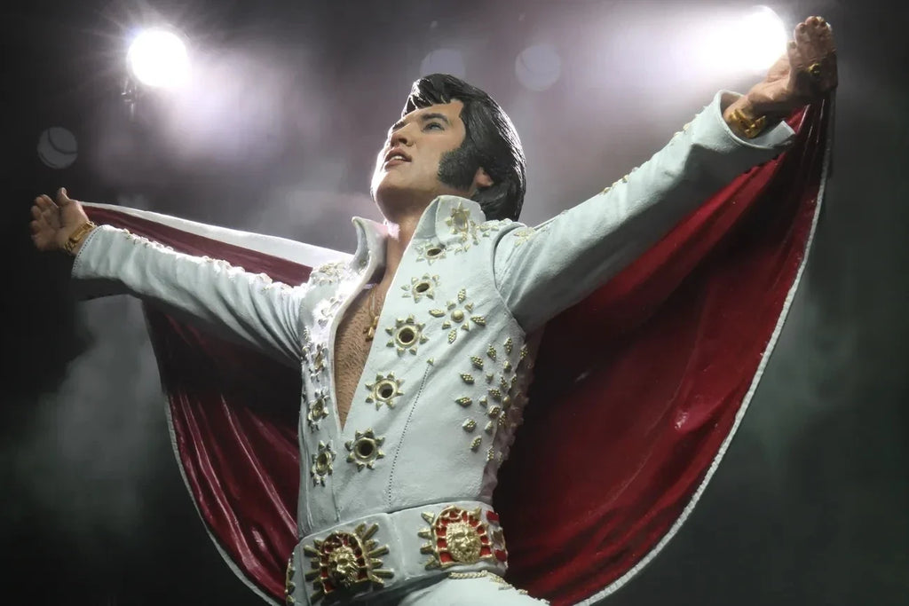 NECA 18085 Toys Elvis Presley On Tour Famous American Rock Star Commemorative Action Figure Original Doll Model Collection 15 CM