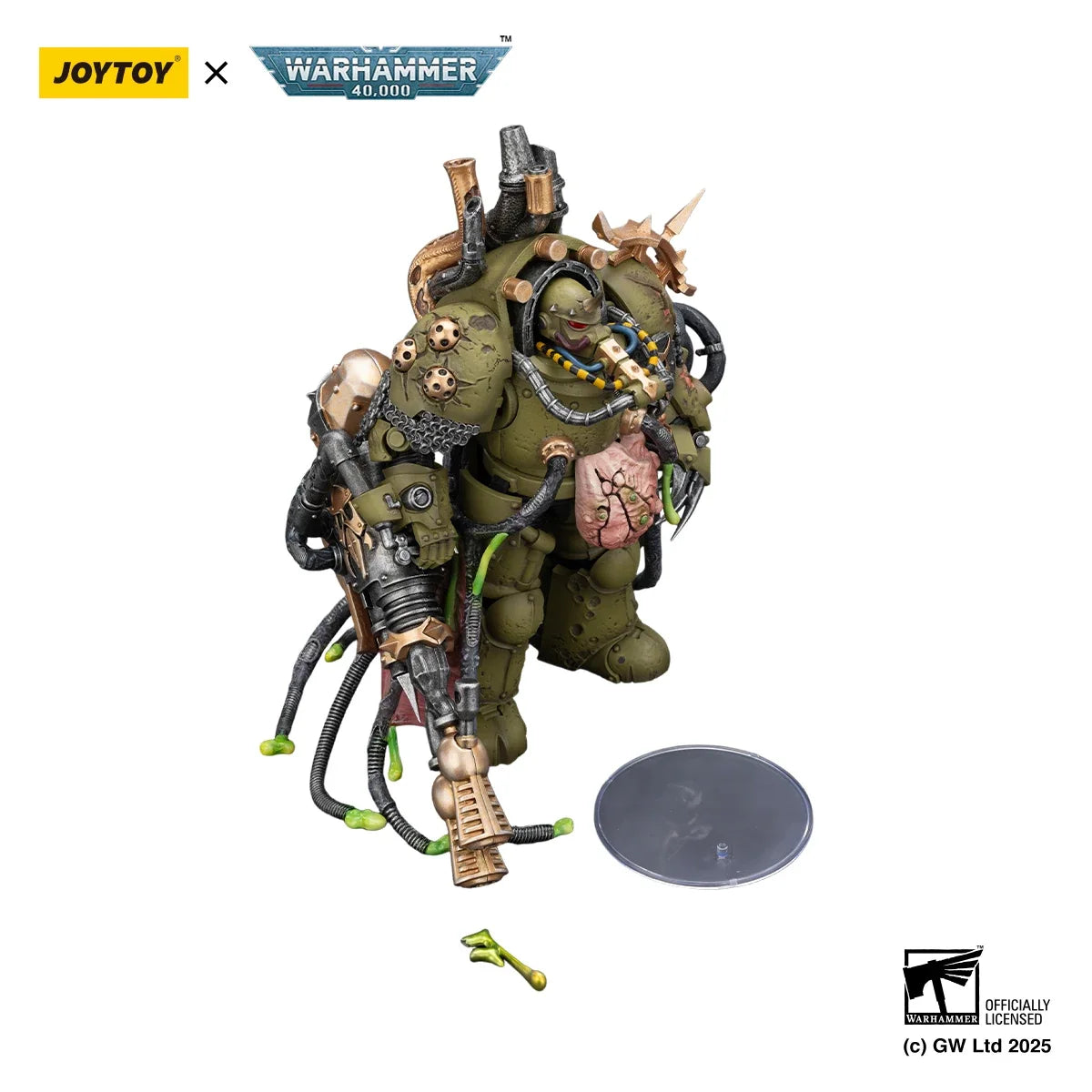 [Pre-order]JOYTOY Warhammer 40,000 1/18 Action Figure Death Guard Foul Blightspawn&Lord of Virulence 2PCS Model