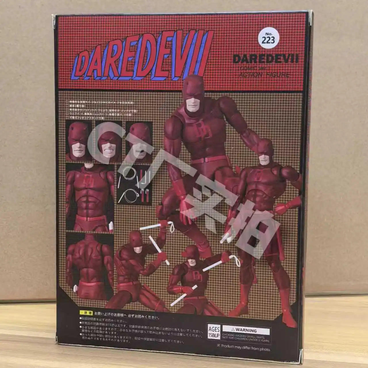 Hot-New Ct Toys Action Figure Daredevil Figure Mafex 223 Comic Version SHF Anime Figure PVC Statue Model Custom Gifts Kids Toys