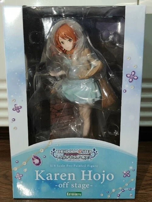 Hot Sale Original Kotobukiya -off Stage- THE IDOLM@STER Cinderella Girls Hojo Karen 1/8 21CM Limited Edition Toys Model Statue