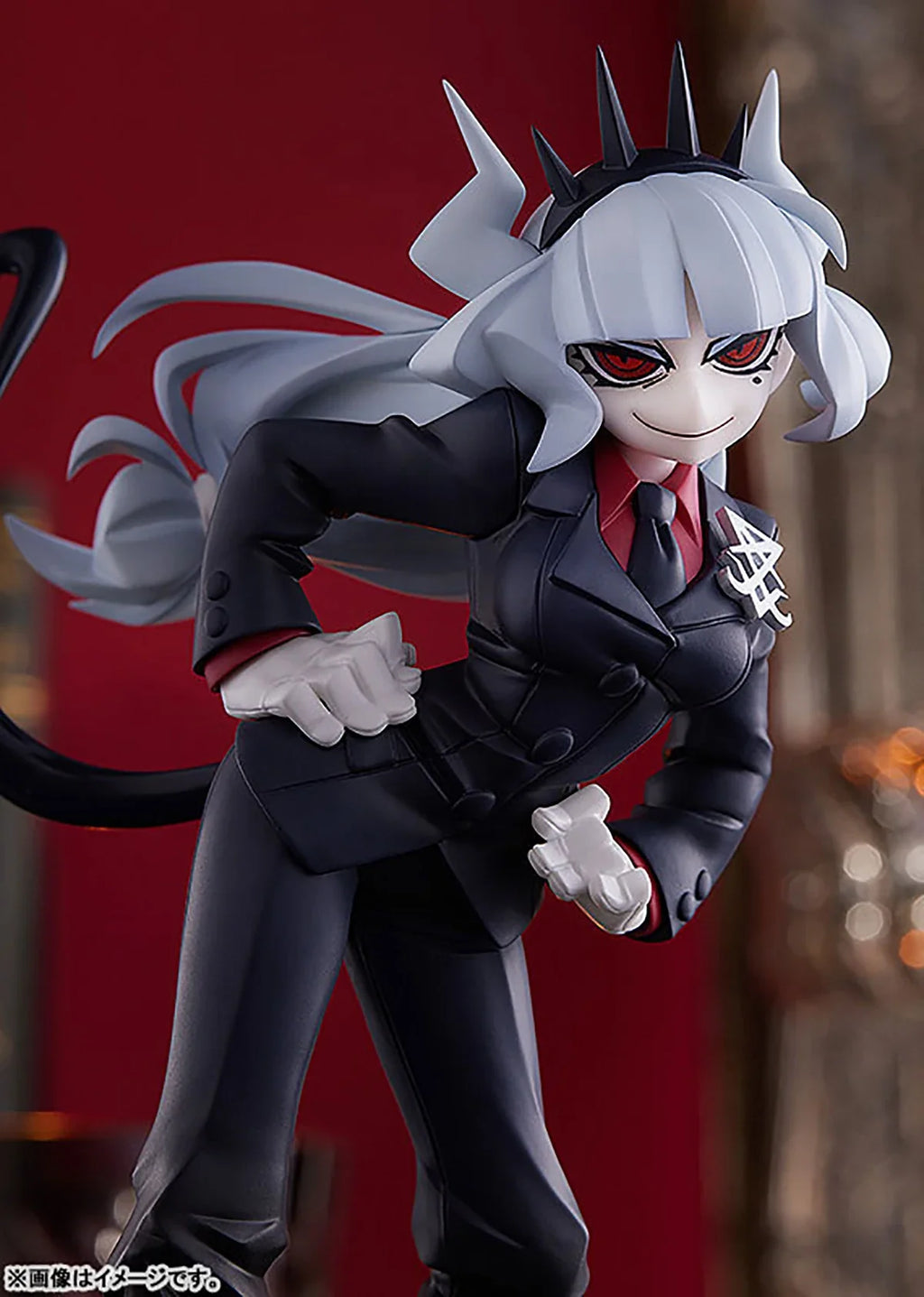 Original Genuine Good Smile Company Prepainted Pop Up Parade Helltaker Lucifer H=170mm Game Character Figure Decoration Gift