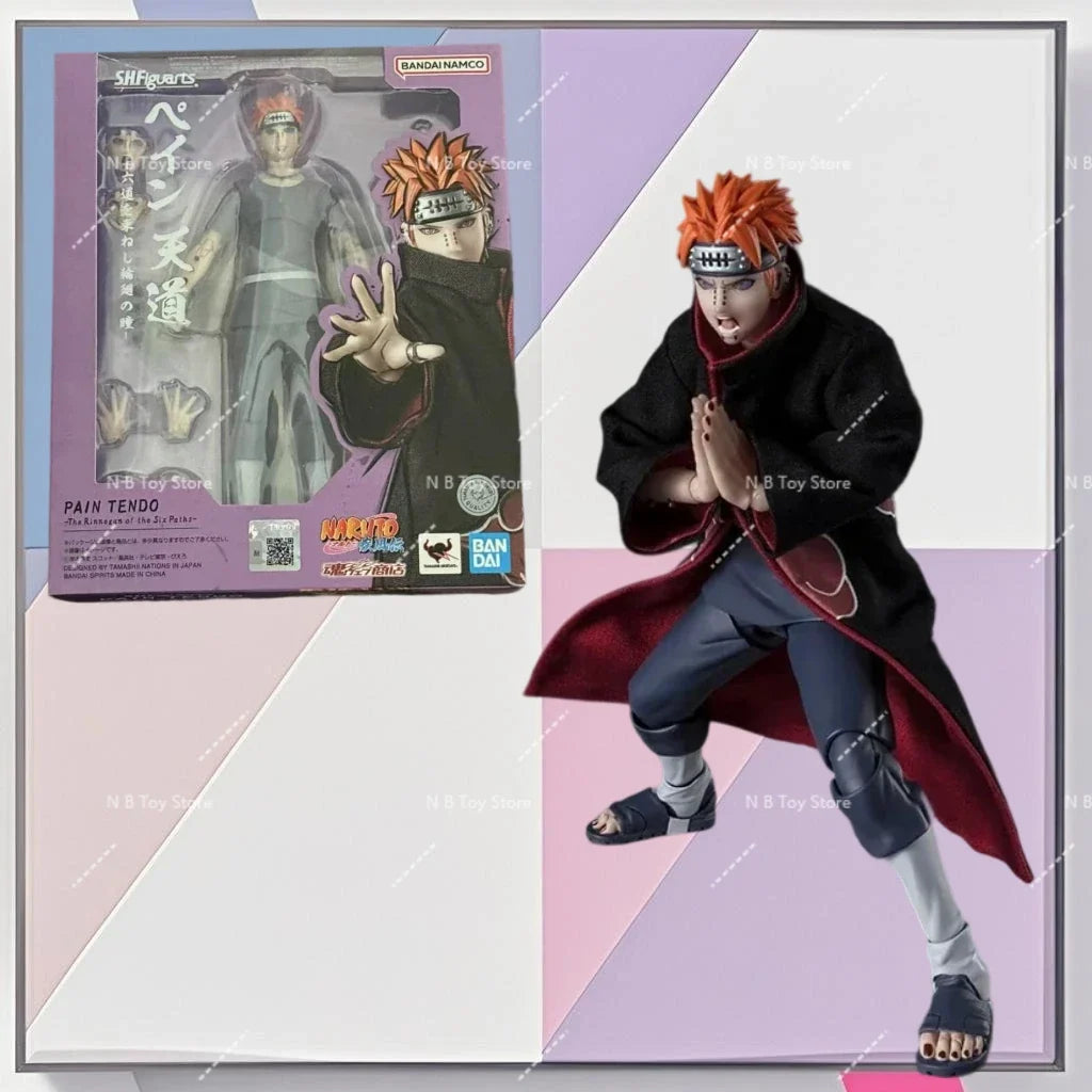ORIGINAL BANDAI S.H.FUGUARTS SHF NARUTO SHIPPUDEN PAIN TENDO IN STOCK ANIME Action Collection Model Figures Toys