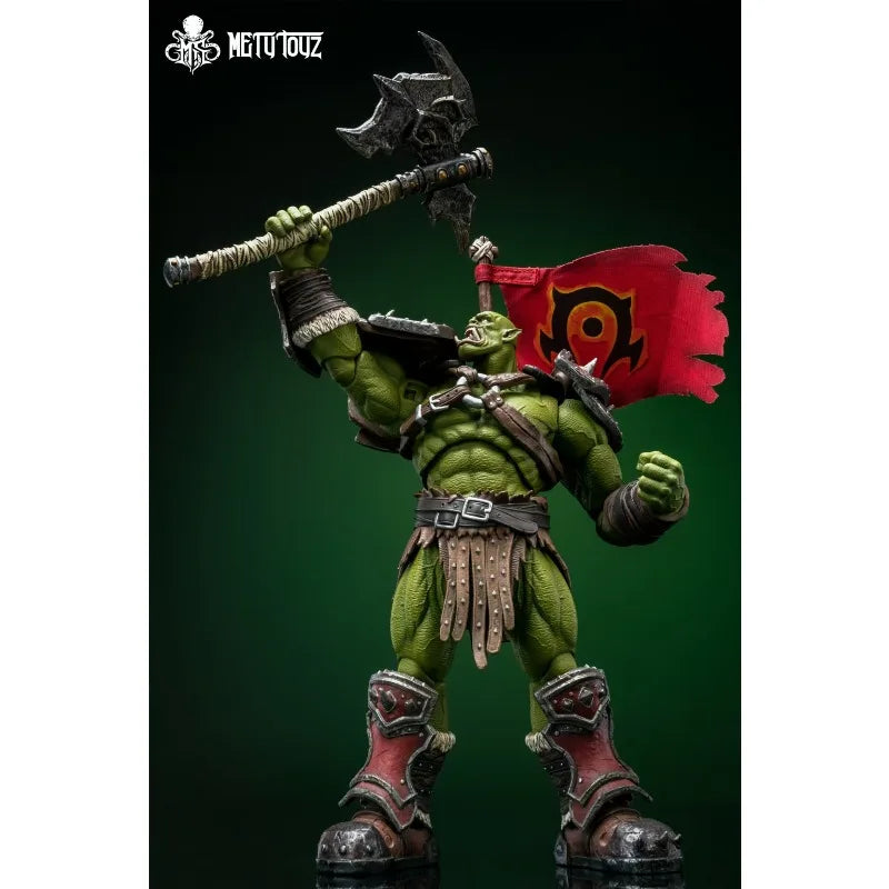 Brand New METYTOYZ Original HERO TOYS Orc Commander Library Kalon Supermovable Modelfigurine 1/10 Movable Orc Model Toy Figurine