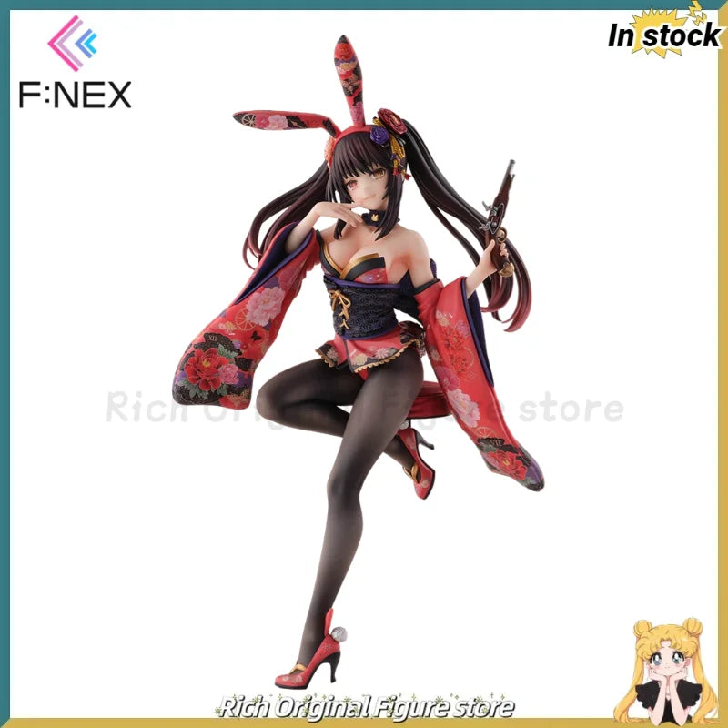 Original in Stock F:NEX DATE ALIVE IV Season 5 Kurumi Tokisaki -Japanese Bunny Girl- Model Ornaments Figures Collection Gifts