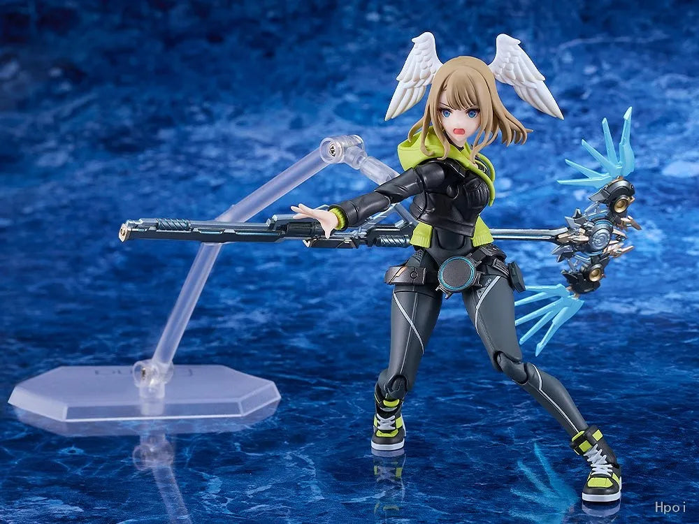 Max Factory Figma 635-Eunie / 603-Mio Anime Action Figure Model Kit Highly Detailed Gift for Collector & Fans Multi-accessory
