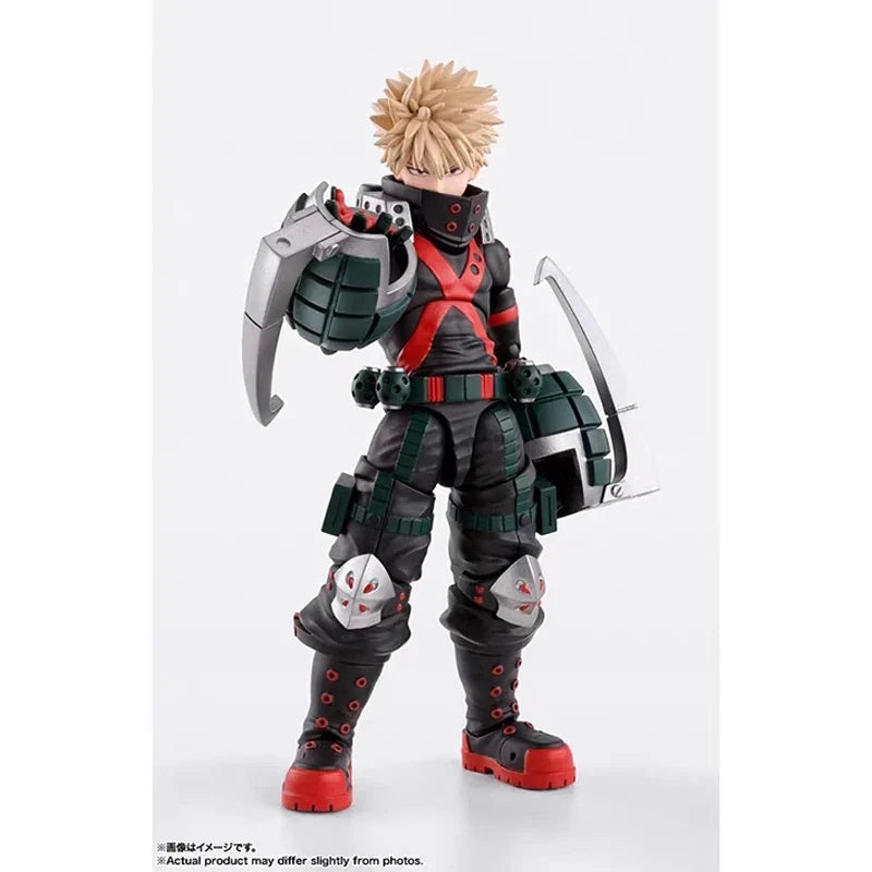 Bandai Genuine SHF My Hero Academia Todoroki Shoto Bakugou Katsuki Ochaco Uraraka Dabi Anime Action Figure Model Toys Gift Kid