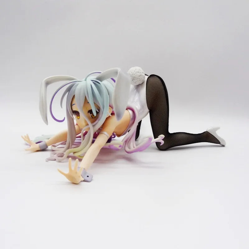 No Game No Life Shiro1/4Scale Bunny Girl Figure High-Quality Anime Statue Collectible Pvc Model Ornament Adult Action Figure Toy