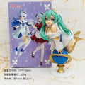 16CM Anime Hatsune Miku Figure Glittering Star ver 39th Anniversary Globe Scene Model Toy Gift Collection Action Figure PVC