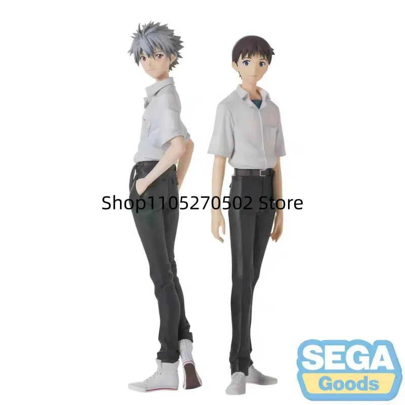 In Stock Original Sega New Century Evangelion Mari Kaworu Nagisa Shinji Ikari Anime Figures Action Figure Model Toys Gifts