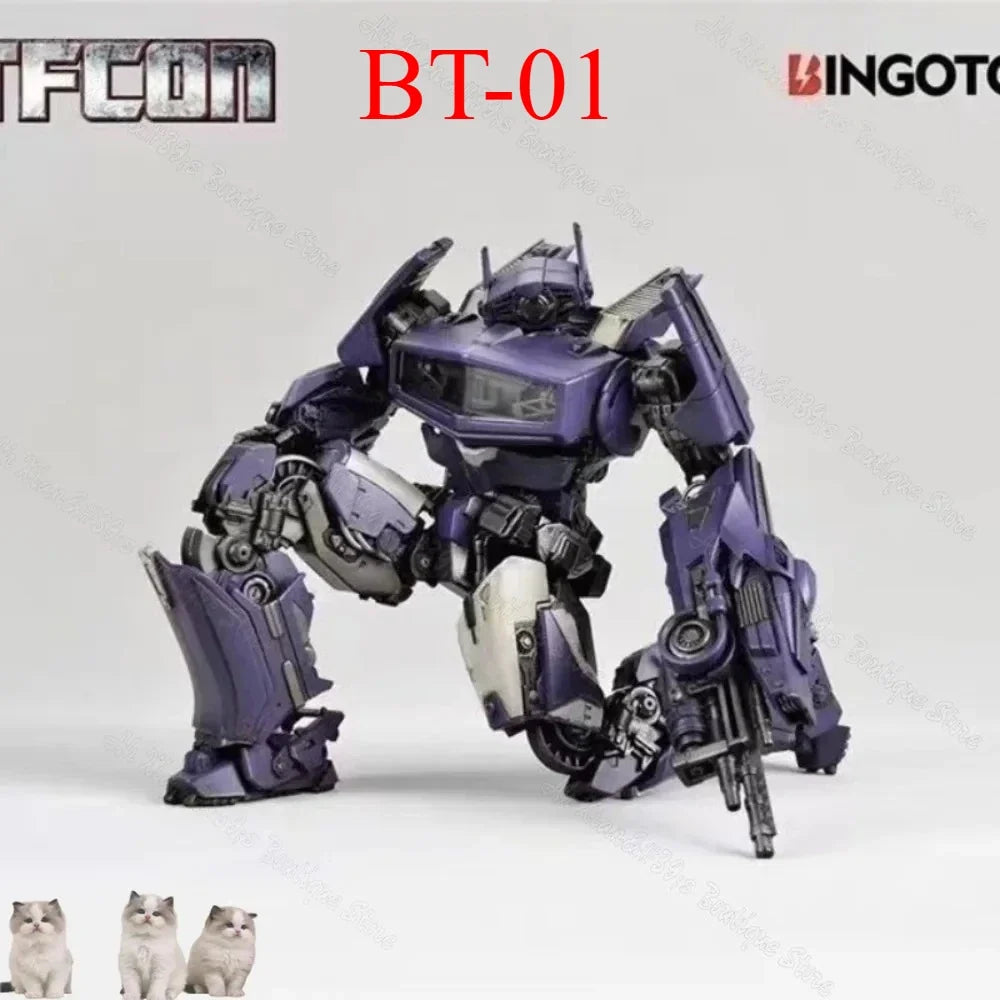 24-hour shipping Transformed toys Bingotoys BT-01 BT01 Silenced Vibration Wave Man Action Figure Toy Collection Gift
