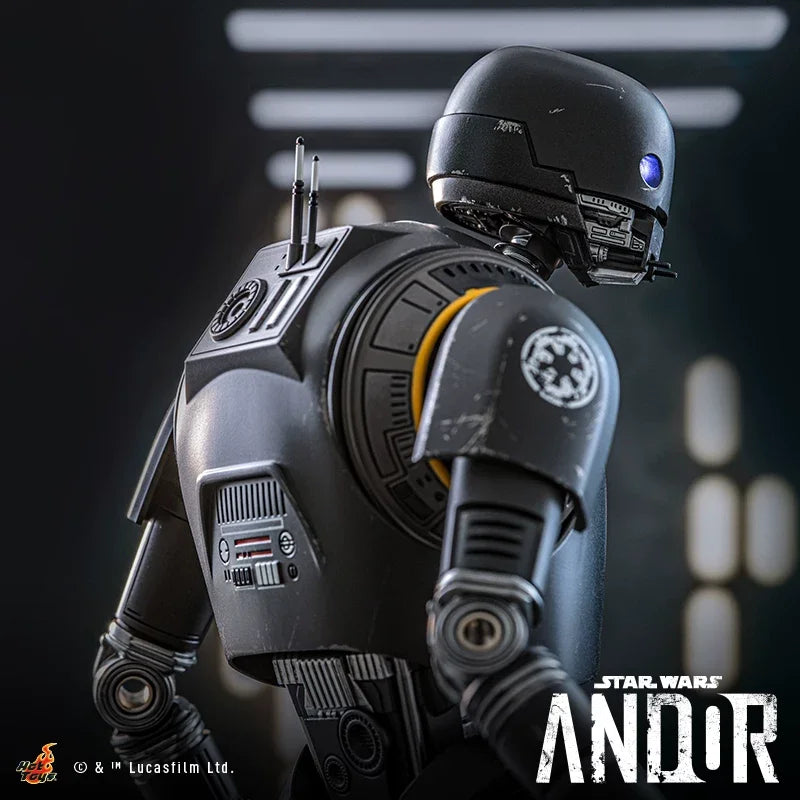 Hot Toys TMS156 ANDOR K-2SO Sammelfigur im Maßstab 1:6 – Sci-Fi-Modellspielzeug für trendbewusste Sammler und Geschenke