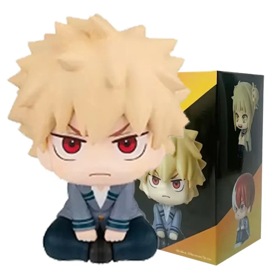 Anime MHA Himiko Toga Q Edition Action Figure Cute Collectible Doll Hero Toy Gift Look up Model