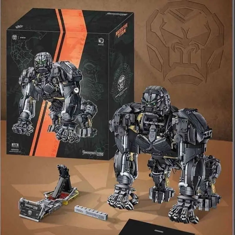 Building Blocks Original Titan Ape Voltron High-Difficulty Adult Assembly Model Toy Collectible Gift for Boys and Girls