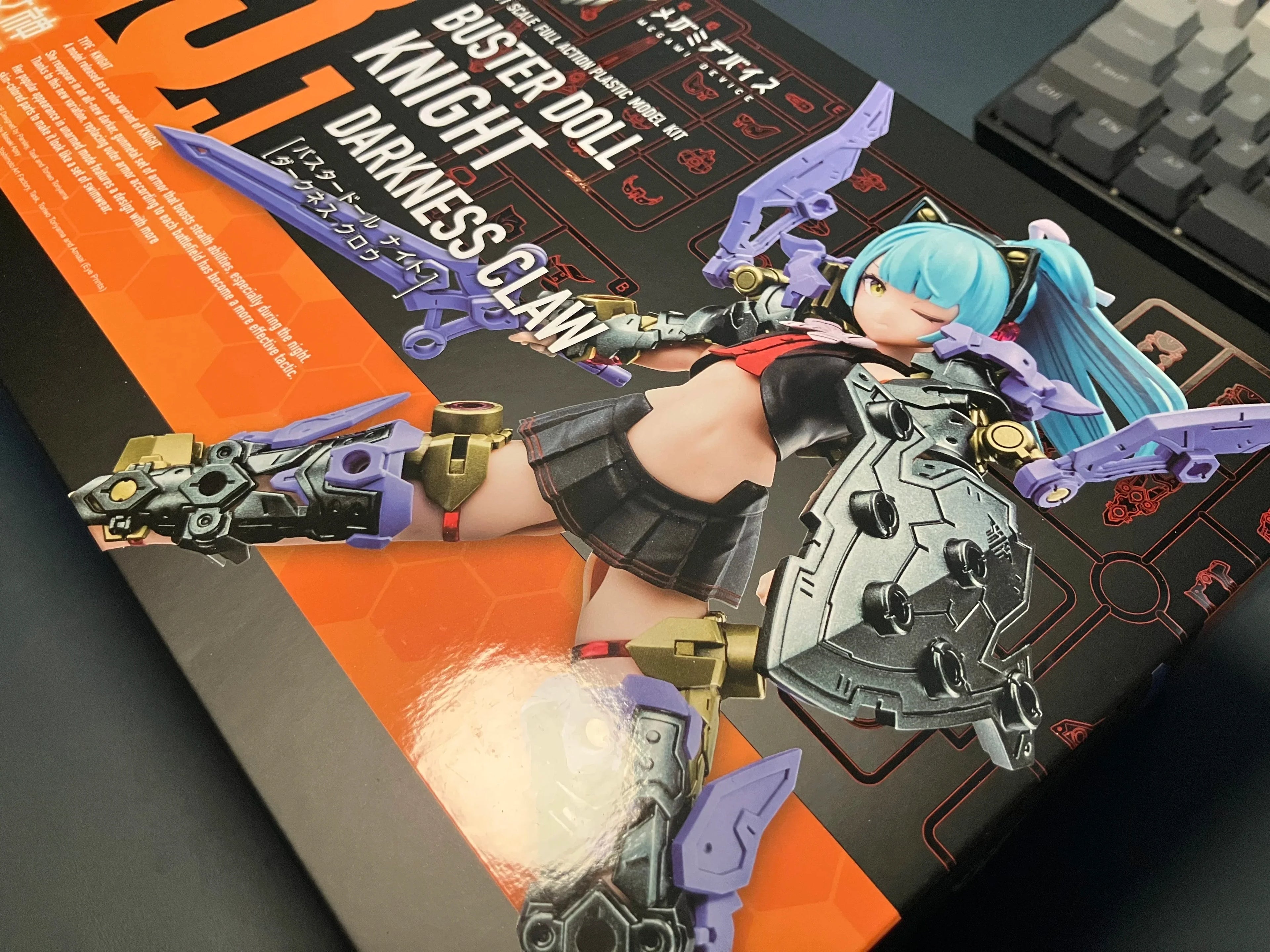 In Stock Original 1/1 Kotobukiya KP779 KP780 Megami Device Buster Doll Gunner Midnight Fang Collection Action Figure Toys Gifts