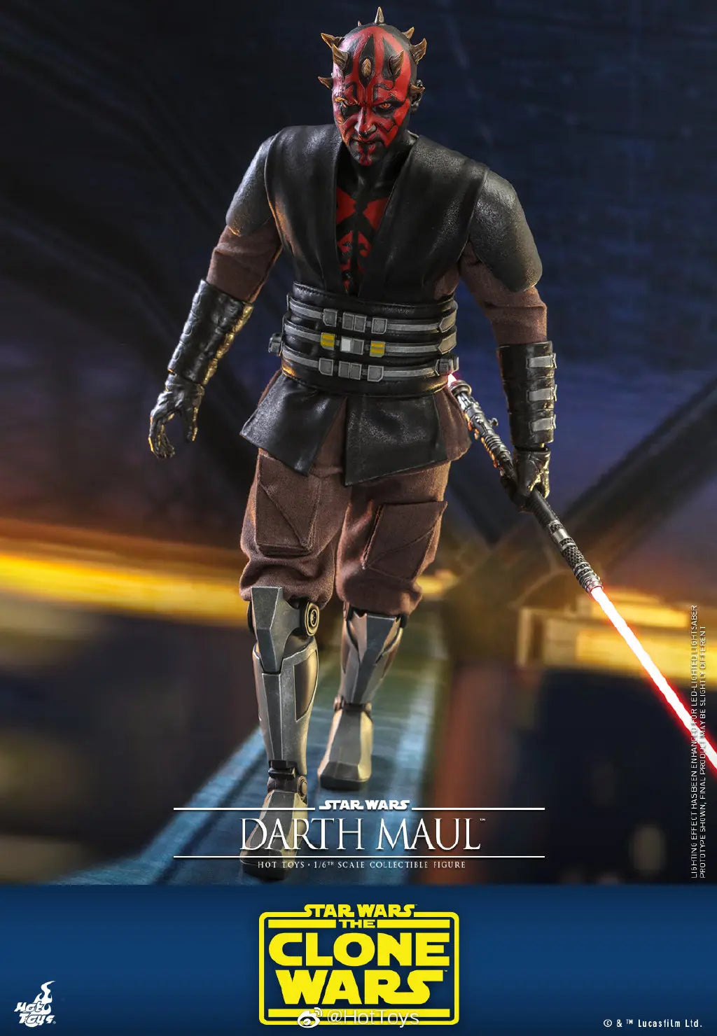 In Stock HotToys TMS024 Star Wars Darth Maul 1/6 Soldier Doll Anime Action Figure Toy Gift Model Collection Hobbies