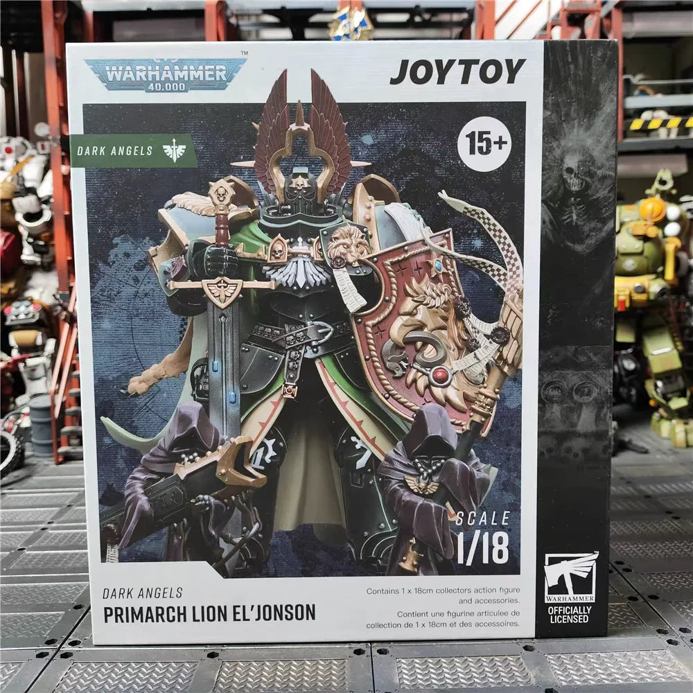 【In Stock】JOYTOY Warhammer 40k 1/18 Action Figure Dark Angels Primarch Lion Jonson Anime Collection Model Toys Gift