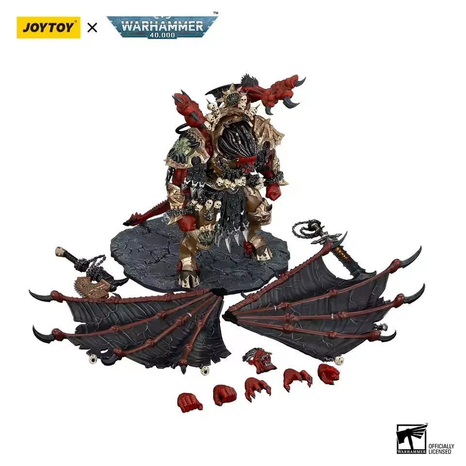 In Stock JOYTOY Warhammer 40K Scale World Eaters Angron Daemon Primarch of Khorne Action Figure Joint Movable Collection Model