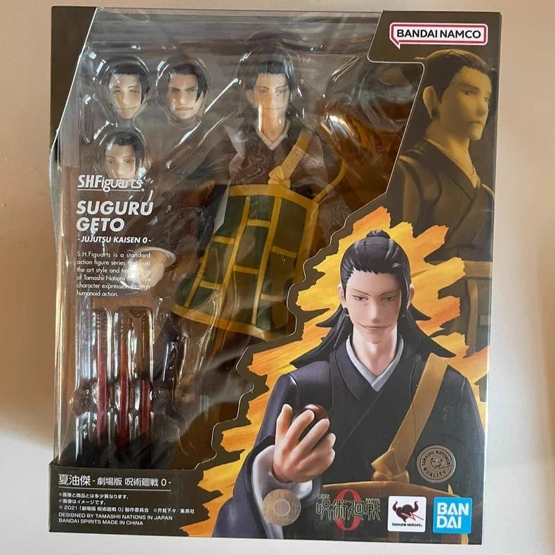 In Stock Bandai Genuine S.H.Figuarts Jujutsu Kaisen Anime Suguru Geto Figures Model Doll Toy Ornament Surprise Gift Collectible