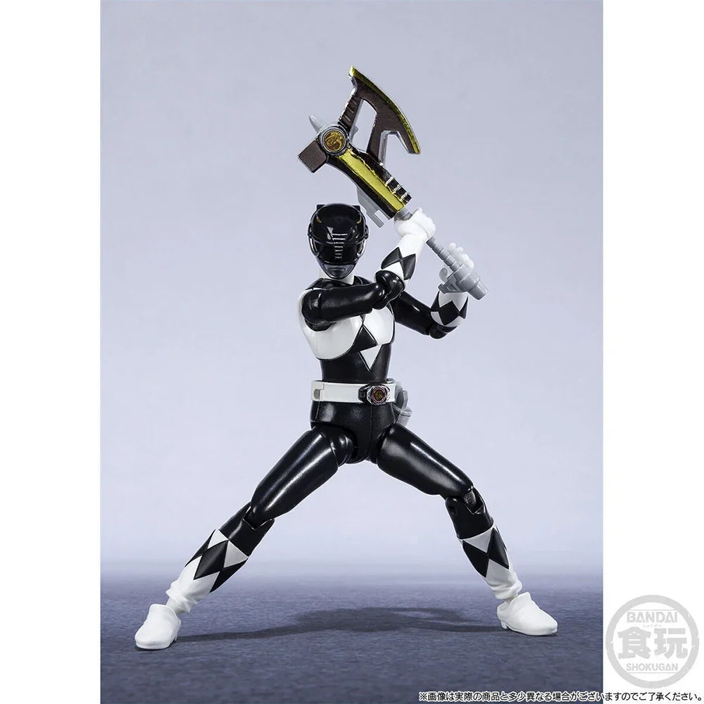 In Stock Original Bandai Shodo Super Kyouryuu Sentai Zyuranger Mighty Morphin Power Rangers Collectible Action Figures Model Toy