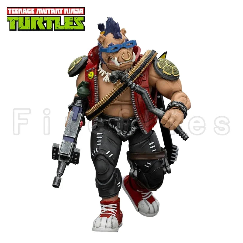1/18 JOYTOY Action Figure Turtles Beebop Rocksteady Anime Model Toy