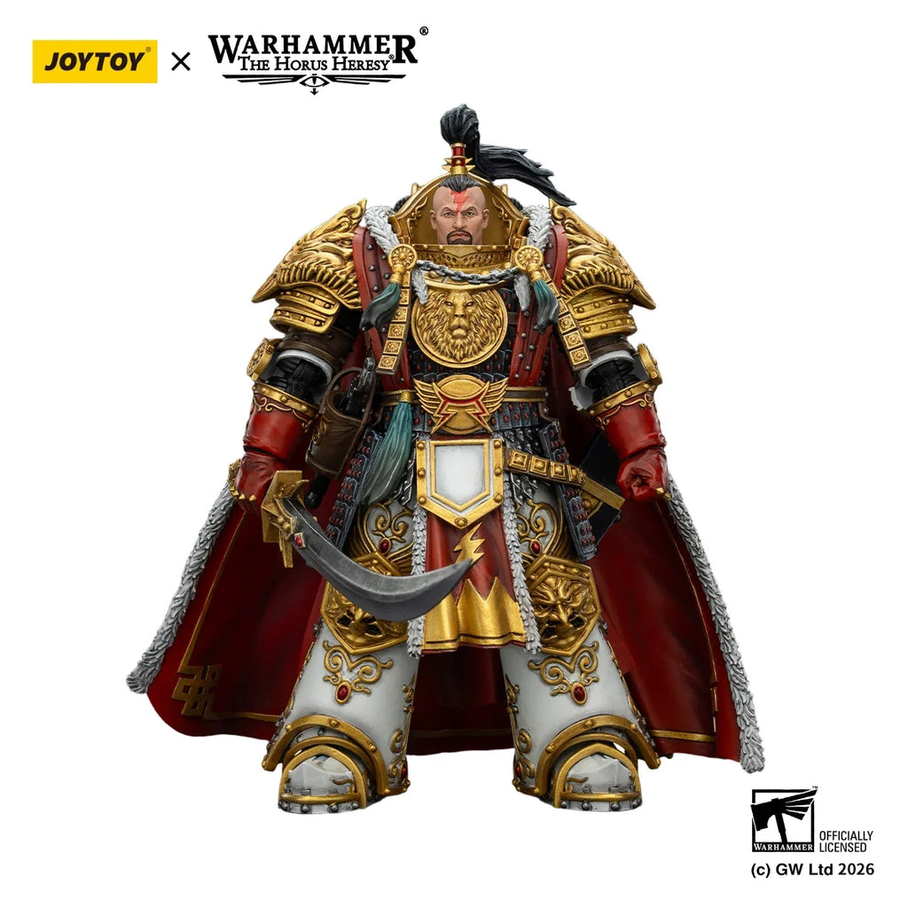 JOYTOY Warhammer "The Horus Heresy" White Scars Jaghatai Khan Primarch of the Vth Legion MKIll Tactical Legionary
