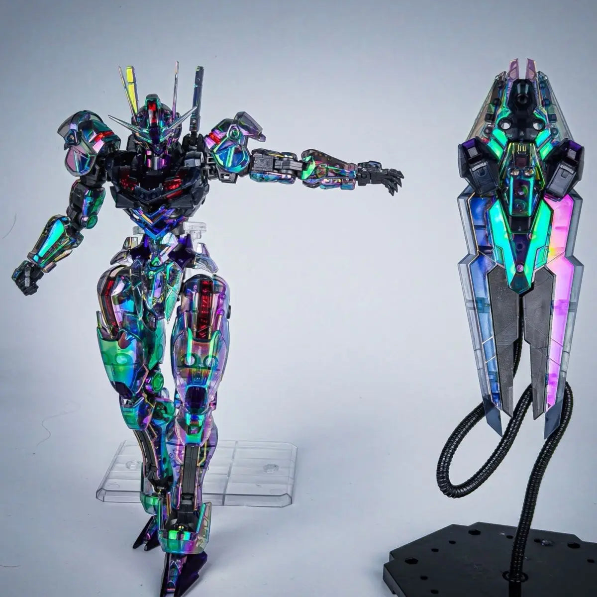 KL Model FM 1/100 Aerial Laser Phantom Color Xvx-016 Assembly Model Kit The Witch From Mercury Action Figure Plastic Model Toy
