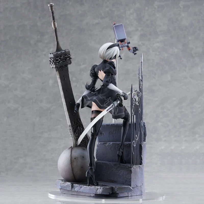 Original 2B PROOF YoRHa No.2 Type B NieR:Automata PVC Genuine Action Anime Figure Collection Model Statuette Birthdays Gift
