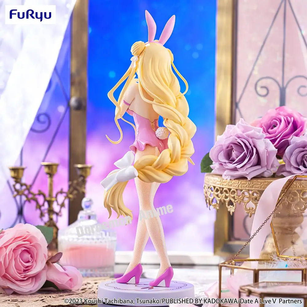 In Stock Original Furyu Bicute Bunnies Date A Live V Hoshimiya Mukuro Pink Ver. Anime Cute Girls Figures Waifu Girls Model Toys