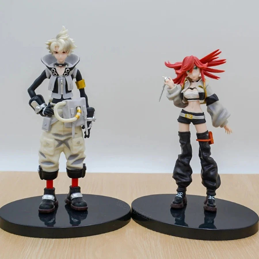 21cm/8.27in GACHIAKUTA Anime Figure GACHI AKUTA Rudo/Riyo Action Figure Enjin/Zanka Figurine PVC Adult Collection Model Doll Toy