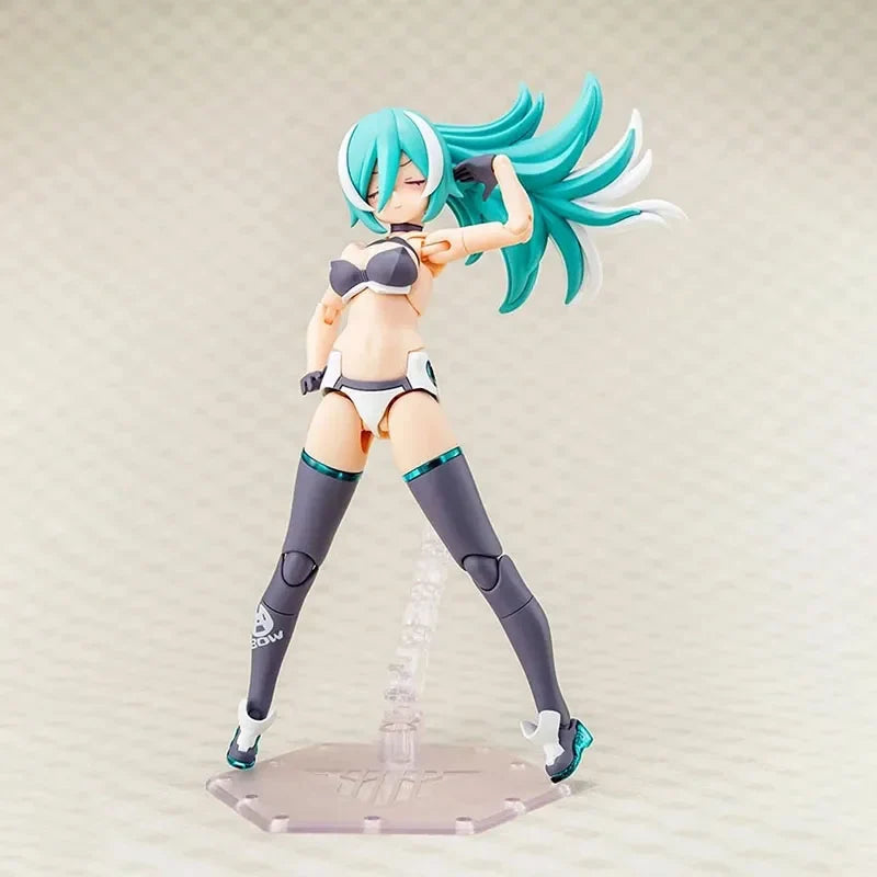 In Stock Kotobukiya KP788 Megami Device Puni Mofu Lang Mobile Suit Girl Action Figure Assembly Model Original Toys Gifts