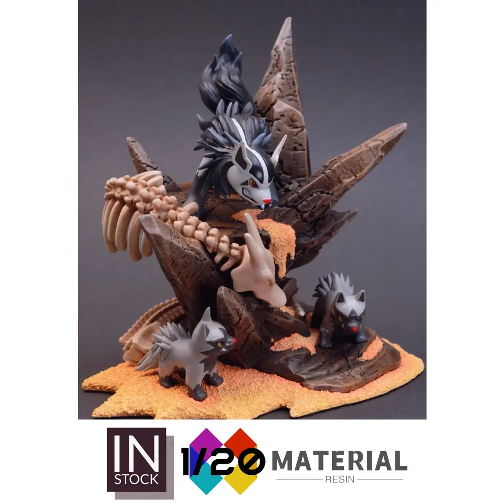 [In Stock]1/20 PVC Scale World [MINAMO] - Poochyena & Mightyena [Split RE-MENT]