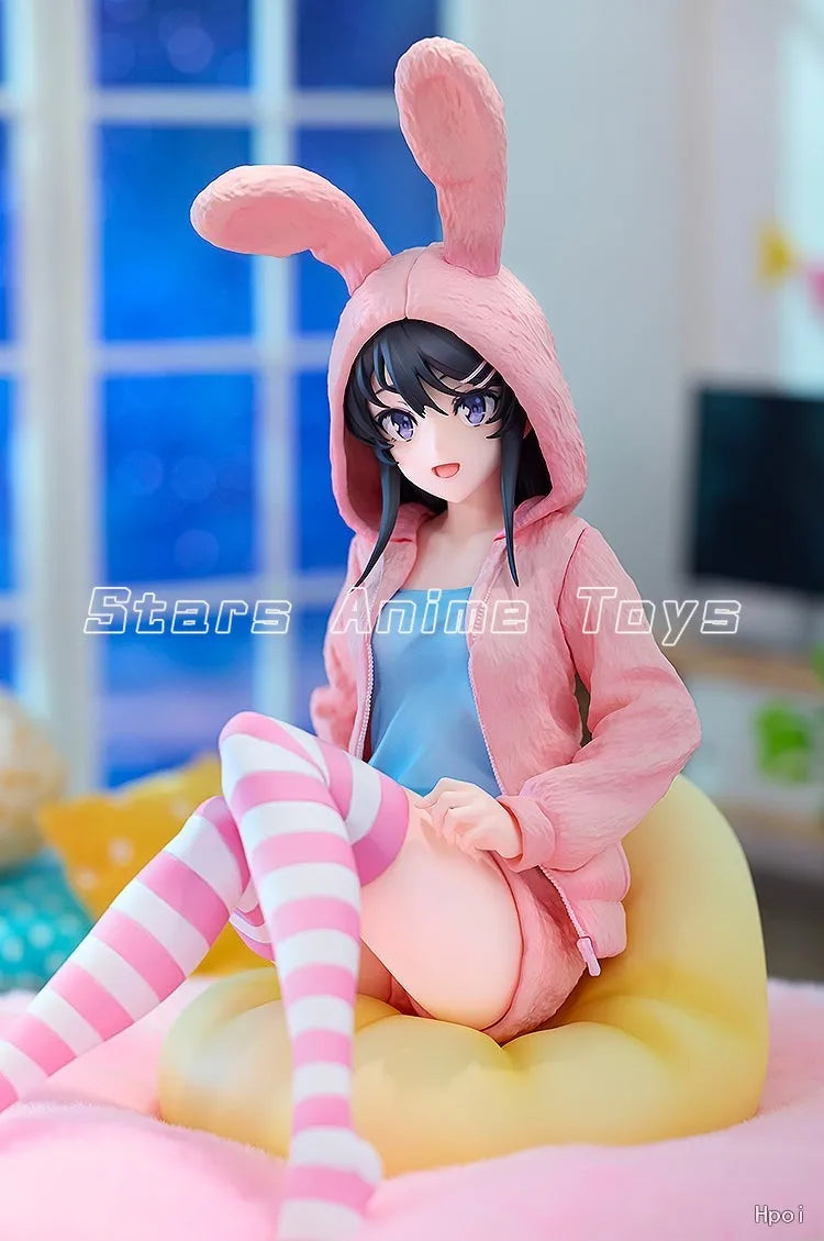Original KADOKAWA KDcolle ‌Rascal Does Not Dream of Bunny Girl Senpai‌ Sakurajima Mai Rabbit Ear Jacket Animation Figure