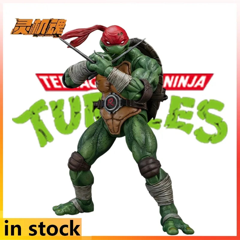Genuine in Stock Memory Toys&Lingji Soul Finished Product Movable Doll TURTLES Anime Raphael&Leonardo Toys Festival Gift for Boy
