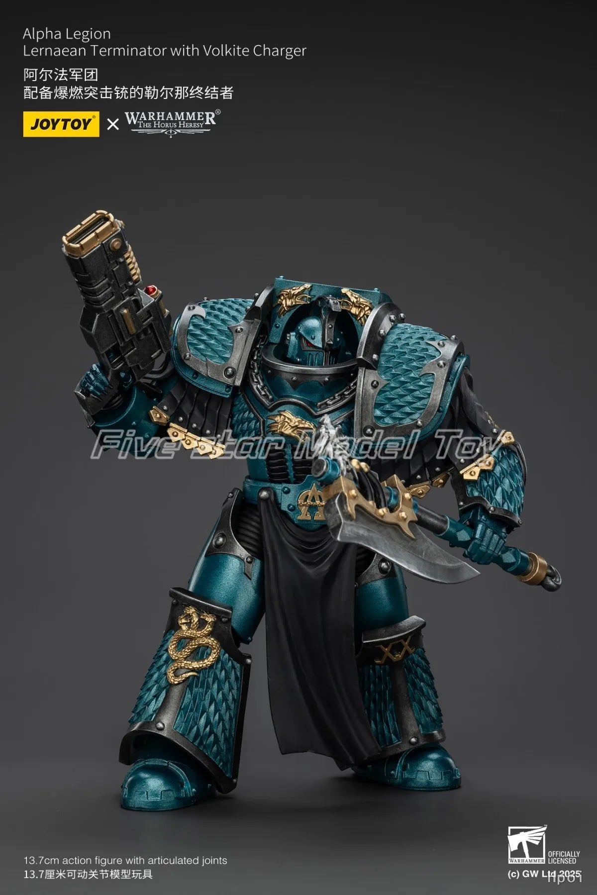 【FS】JOYTOY Warhammer 40K Alpha Legion Lernaean Terminator 1/18 Action Figures Models Toys Gifts Collection