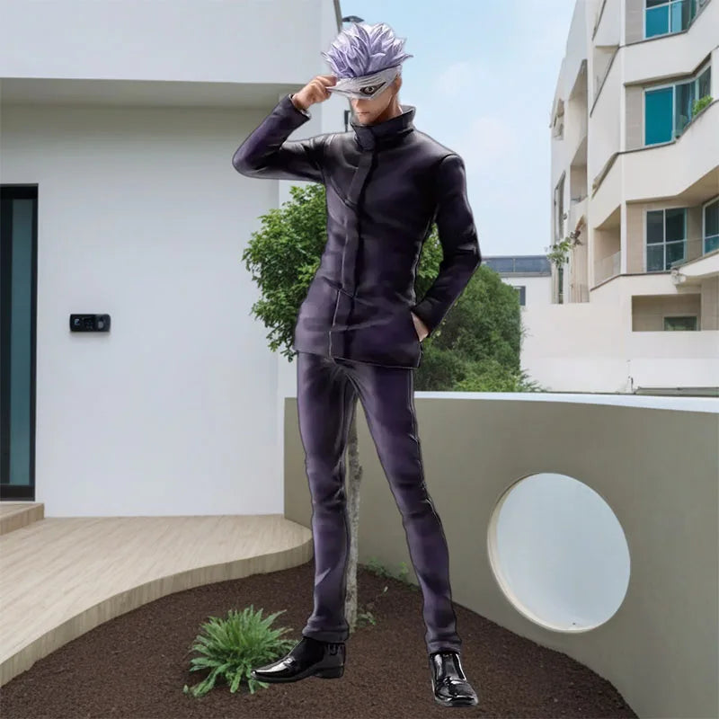 MEGAHOUSE Look Up Jujutsu Kaisen Satoru Gojo Okinawa Ver. PVC Figur Sammlerstück Geschenk für Fans Original Garagenbausatz Modellspielzeug