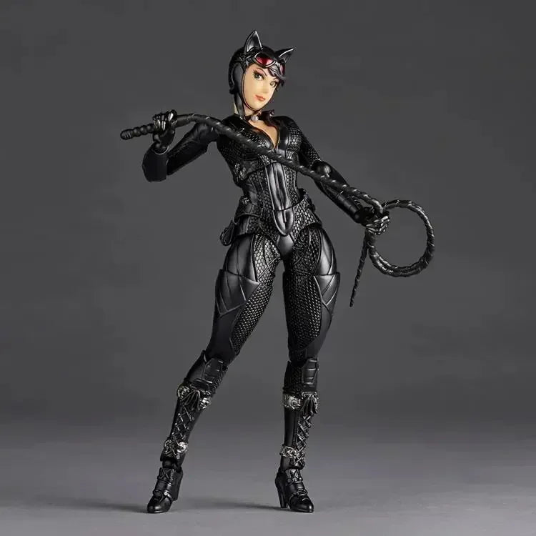 In Stock Arkahm Factory MAX Factory Kaiyodo Revoltech Yamaguchi Catwoman Figuras Ko Model Action Figure Customized Gifts Toys