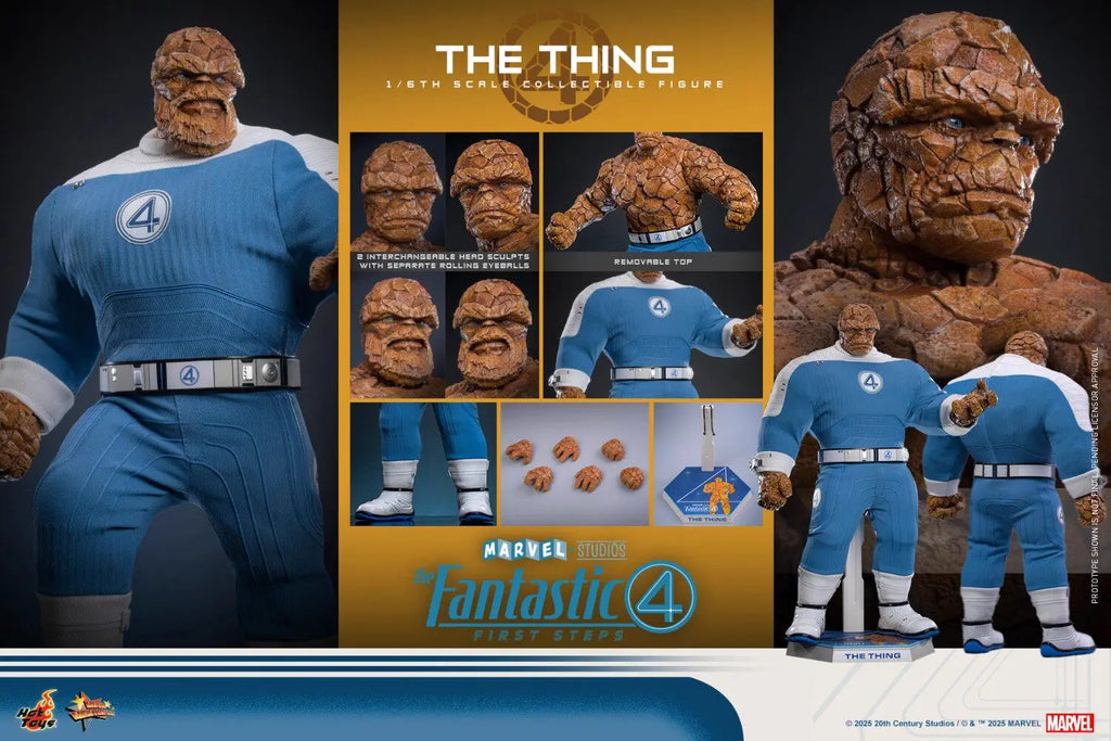 24 Stunden Versand HotToys MMS813 Fantastic 4 First Show of Strength Stone Man 1/6 Actionfigur Geschenk-Sammlung