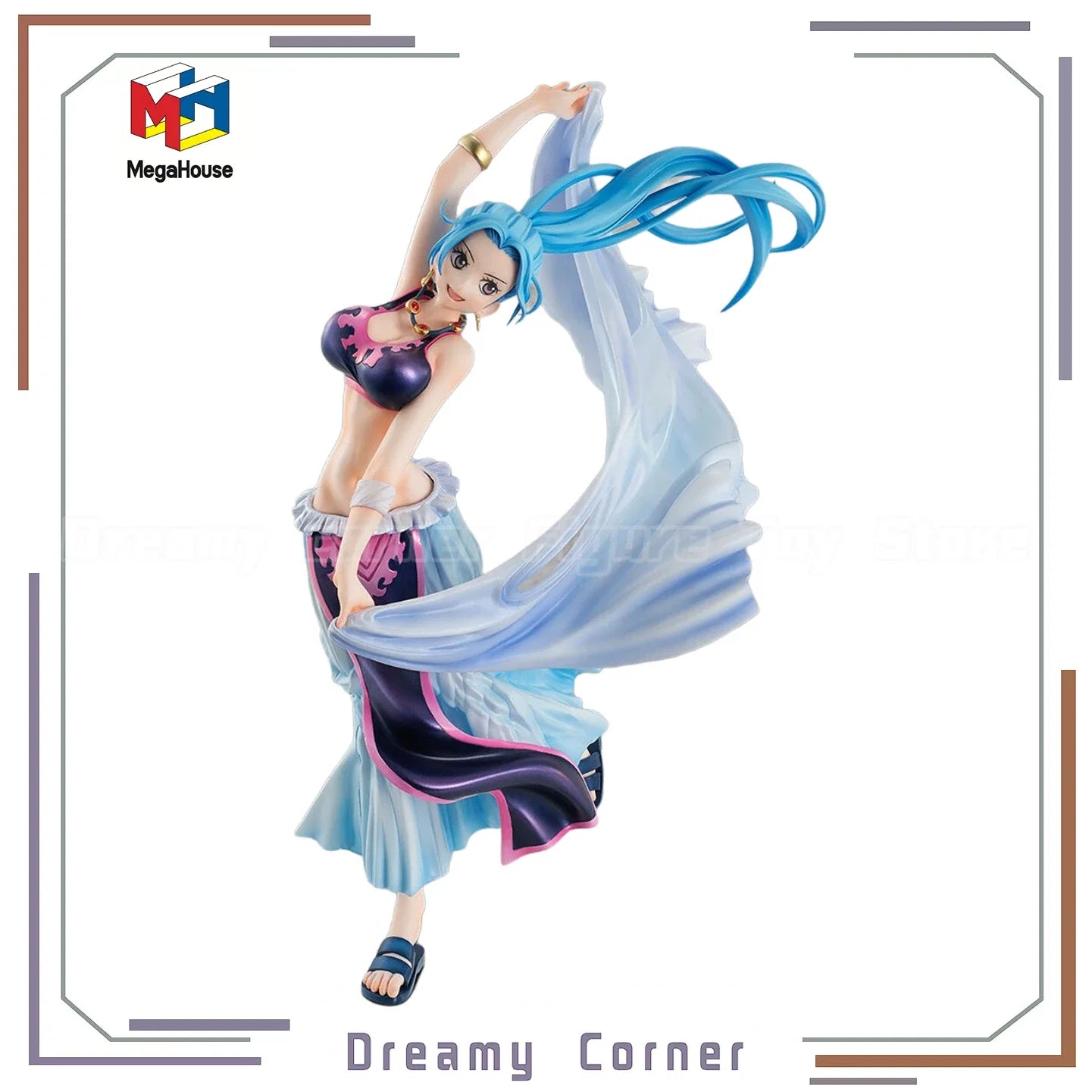 【In Stock】Original MegaHouse POP Playback Memories ONE PIECE Nefertari Vivi Anime Figure Gift