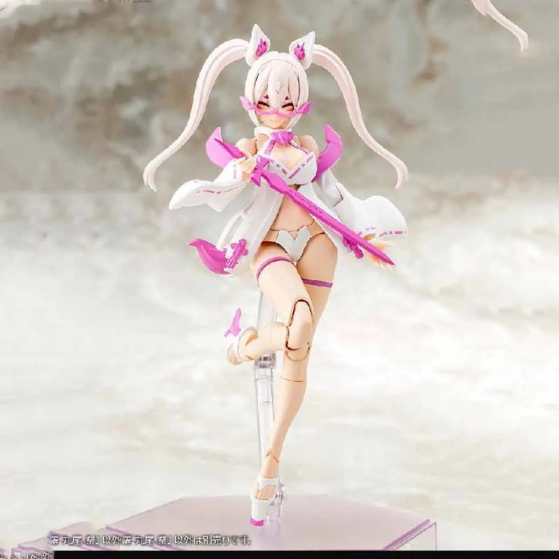 KOTOBUKIYA Original MEGAMI DEVICE ASRA TAMAMONOMAE UTAGE ASRA NINE-TAILS MATSURI Anime Action Figure Assembly Model Toys