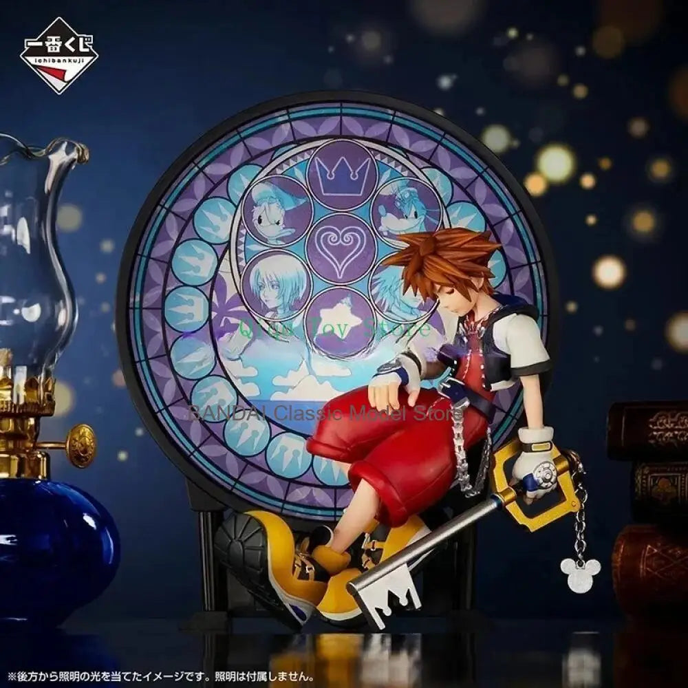 Kingdom Hearts Original Bandai Ichiban Kuji Sola Heart to Heart Anime Figure Boxed Model Collectible Statue Gifts For Boys Stock