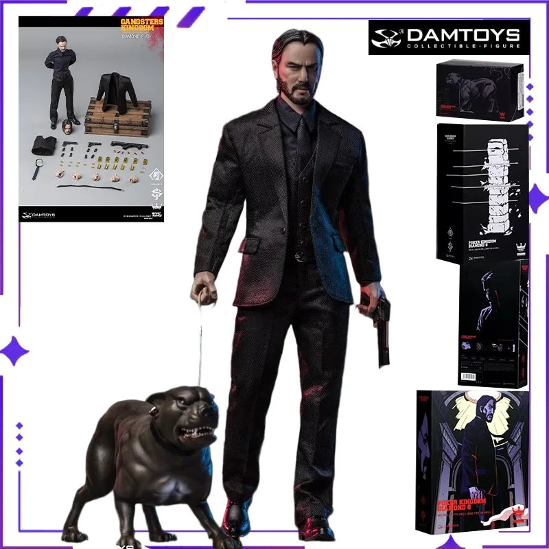 Spot DAMTOYS Original Gangster Kingdom Block 8 Joey Finished Product Movable Doll Movable Soldier Model Ornament Gift Collection