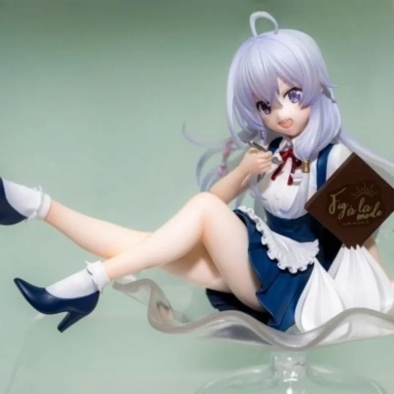 10cm Witch Journey Elaina Ice Cream Animation Figure High-precision PVC Model Two-dimensional Ornaments Boy Girl Save Gifts Toy