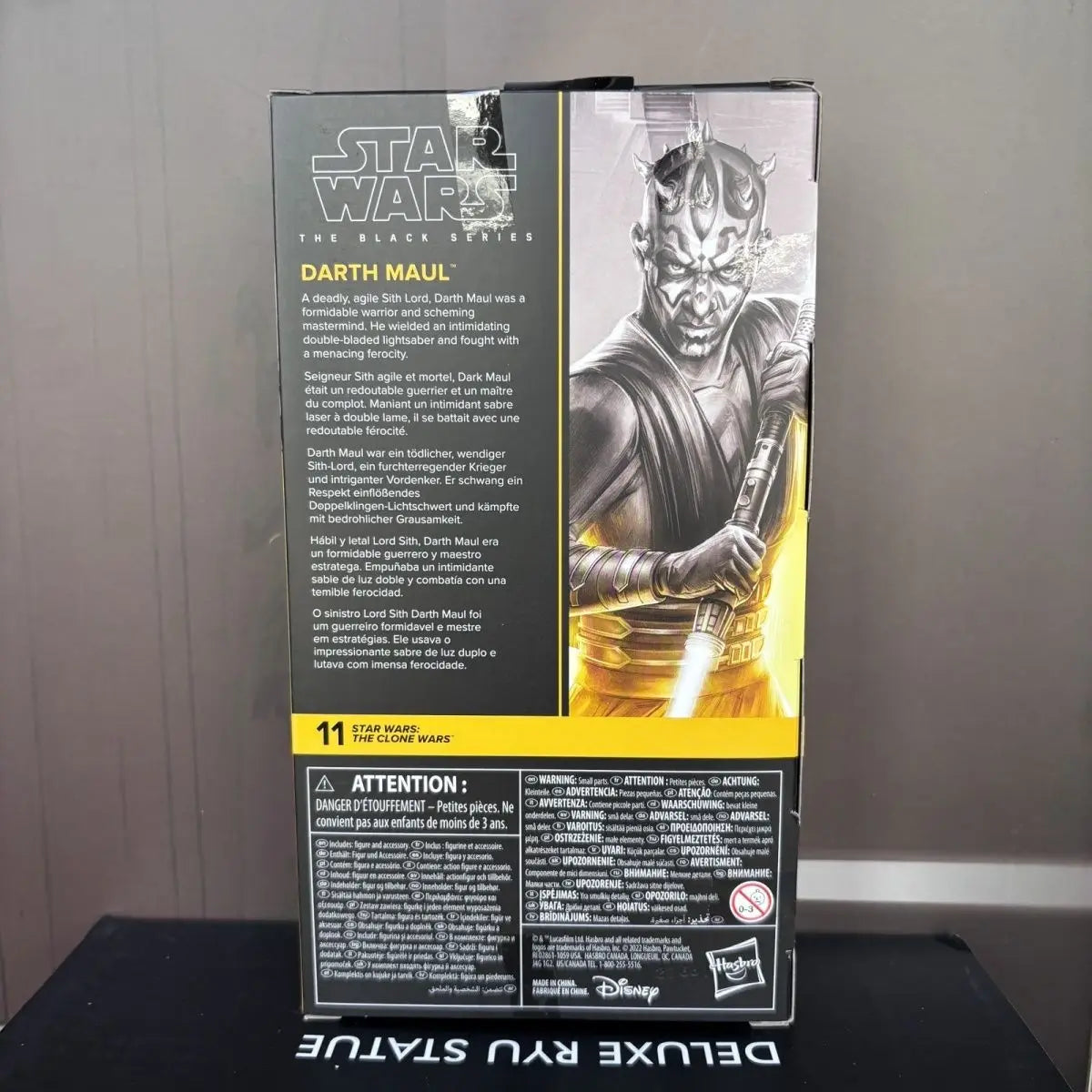 Star Wars Black Series Darth Maul Action Figure - the Clone Wars Model Toy Collectible for Children And Hobby Gifts