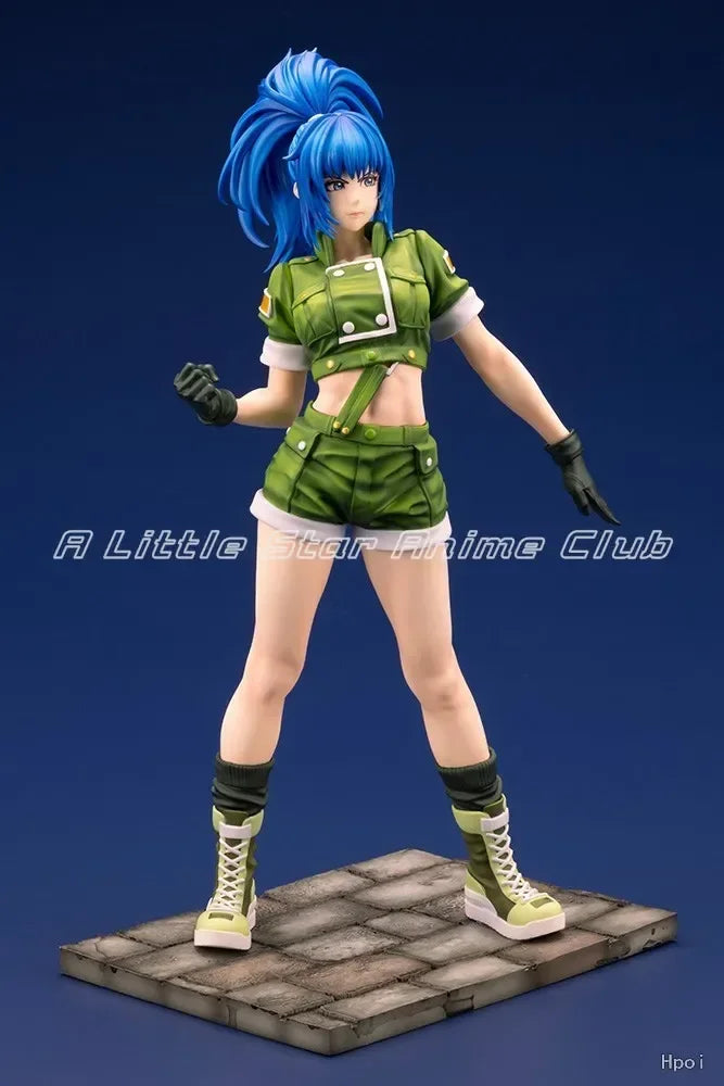 In Stock Original Kotobukiya SNK Beautiful Girl Series THE KING OF FIGHTERS 97 Leona Heidern Anime Figure Model Collection