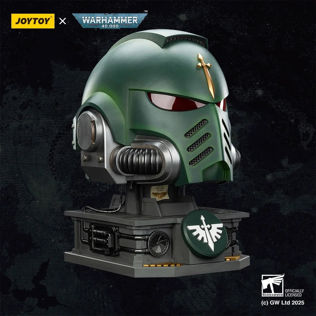 JOYTOY Warhammer 40K Dark Angels MkX Helmet Display Stand Set Action Figure  Wear Toys Titus Model Ultramarines Collection