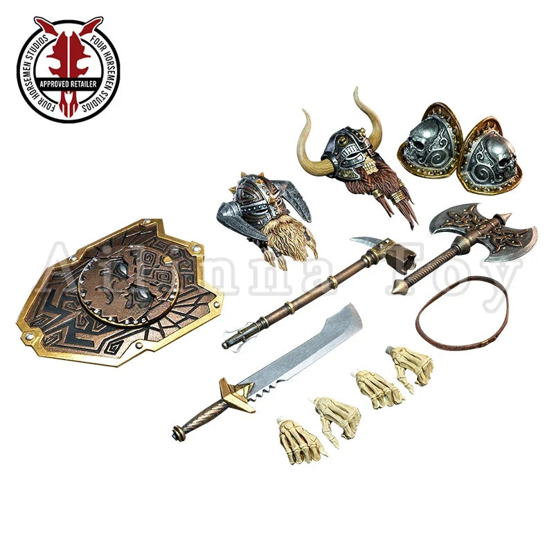 Four Horsemen Studio Mythic Legions 1/12 6inches Action Figure All-Stars 6 Skalli Bonesplitter Anime Toy