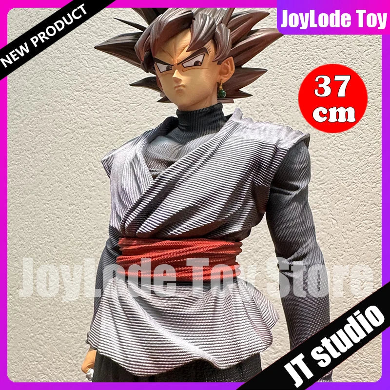 Neue JT Studio 37CM Dragon Ball Zamasu Anime Figuren Goku Black Figur PVC Statue Desktop Dekoration Sammlung Modell Spielzeug Geschenke