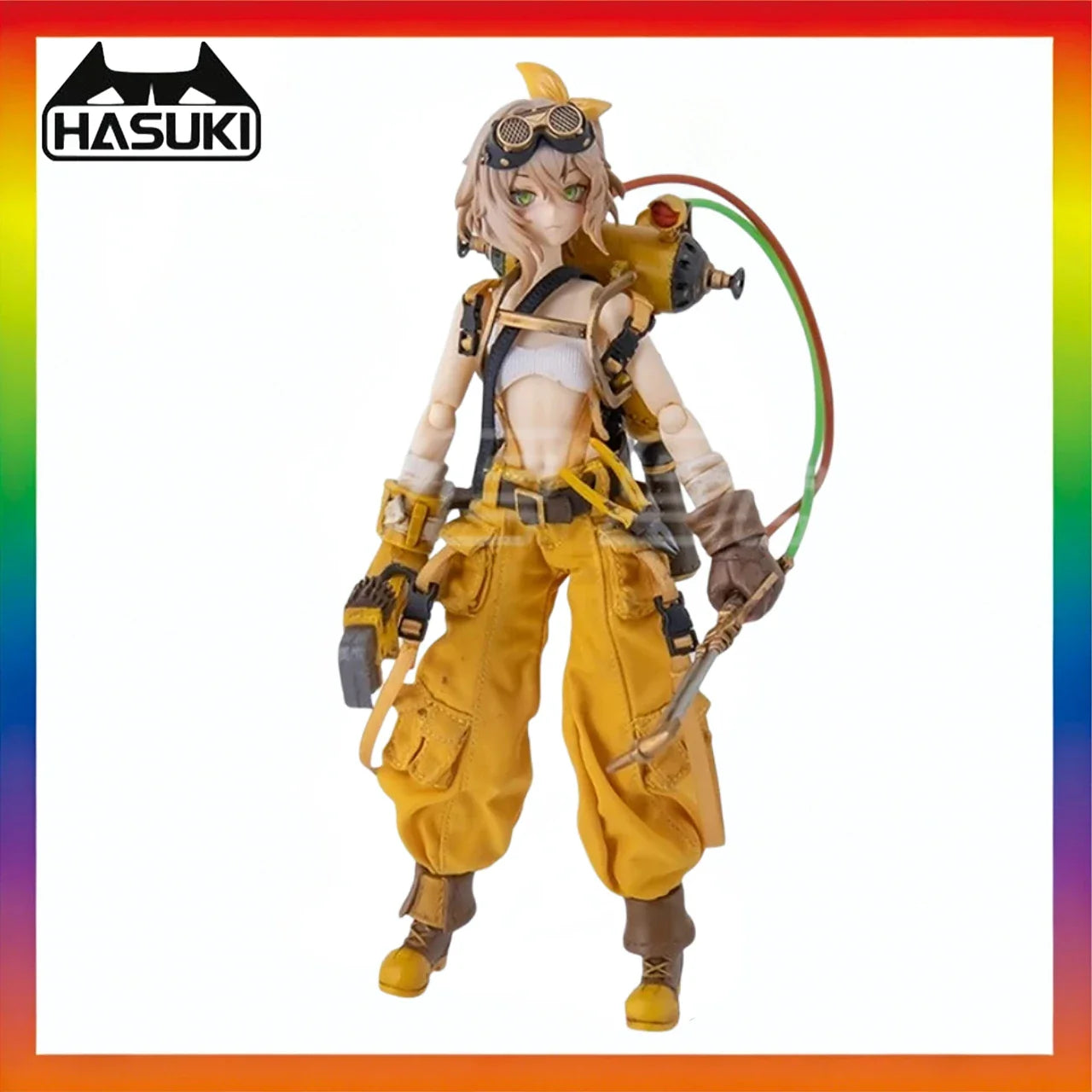 In Stock Original LYNXPULSE HASUKI Pocket Art PA007 Mechanic Fiona 1/12 Action Doll Model Toys Gifts